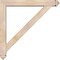 Ekena Millwork Traditional Arts and Crafts Smooth Bracket w/ Offset Brace, Douglas Fir, 5 1/2"W x 36"D x 36"H BKT0604X36X36TRA03SDF - alternate 4